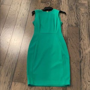 Green Calvin Klein dress